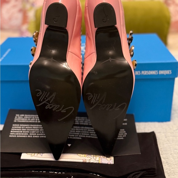 John Fluevog Pink Patent Leather Women's Shoes (NWT) - Picture 9 of 10